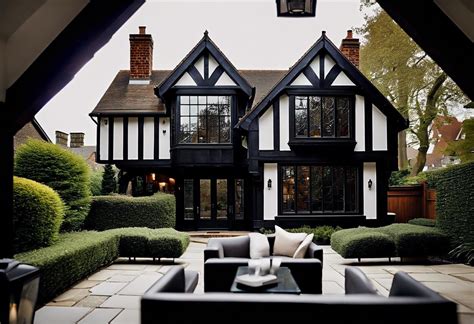 casa estilo tudor moderno
